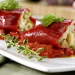 Pimientos Rellenos de Puré y Bacalao: Una Receta Tradicional y Sabrosa